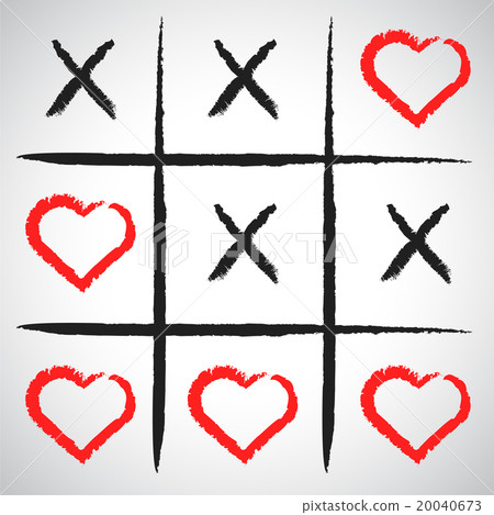 Simple game - X-O game. 20040673