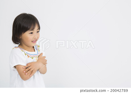 肖像5歲的女孩 20042789