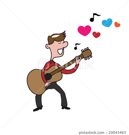 People man guitar love song 20043463