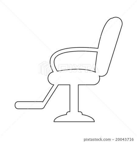 Barber Chair Icon Illustration design 20043716