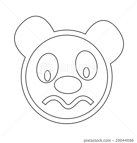 Cute panda emotion Icon Illustration sign design Cute panda emotion Icon Illustration sign design 20044086