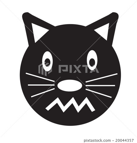 Cat Face emotion Icon Illustration sign design Cat Face emotion Icon Illustration sign design 20044357