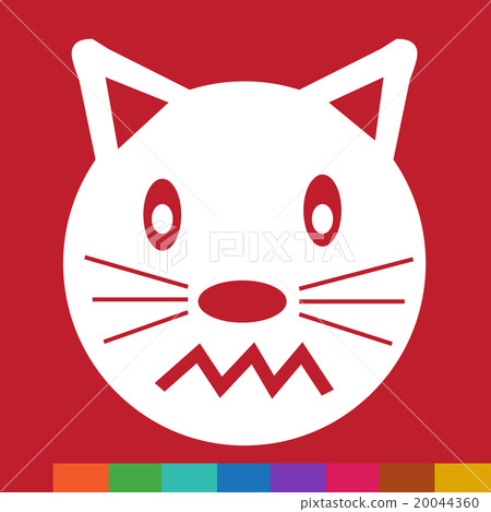 Cat Face emotion Icon Illustration sign design Cat Face emotion Icon Illustration sign design 20044360