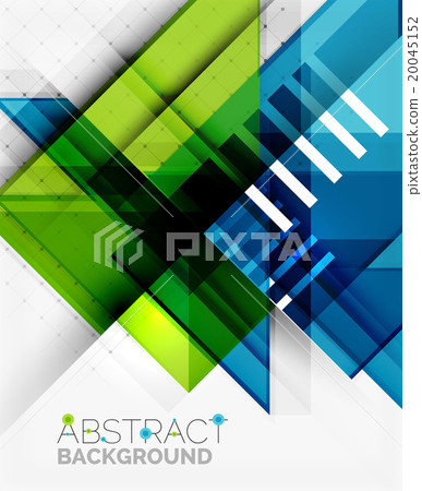 Vector triangle background - Stock Illustration [20045152] - PIXTA