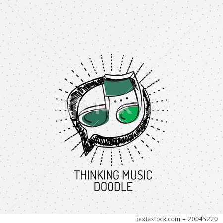 Vector multicolored hand-drawn doodles, icon Vector multicolored hand-drawn doodles, icon 20045220