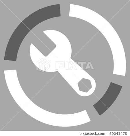 Tools Diagram Flat Icon Tools Diagram Flat Icon 20045478
