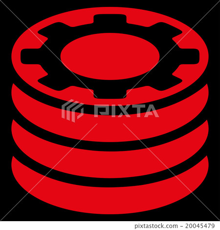 Casino Chips Flat Icon Casino Chips Flat Icon 20045479