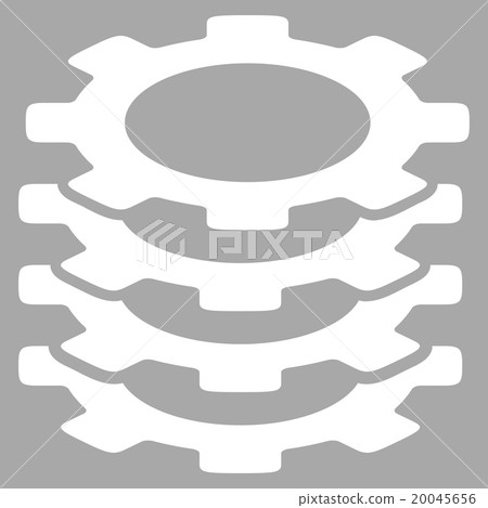 Gears Flat Icon Gears Flat Icon 20045656