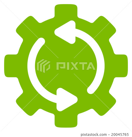 Refresh Engine Flat Icon 20045765