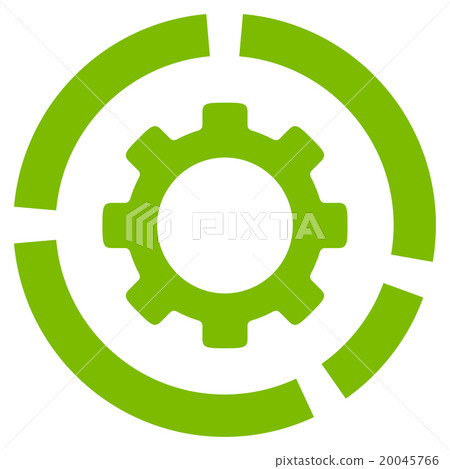 Industry Diagram Flat Icon Industry Diagram Flat Icon 20045766