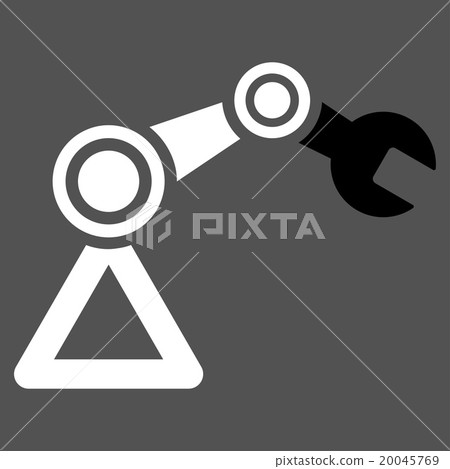 Robotics Flat Icon 20045769