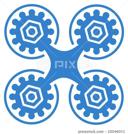 Air Drone Flat Icon 20046051