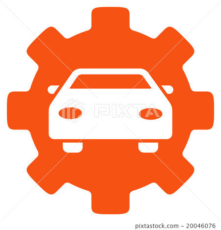Automobile Service Flat Icon 20046076