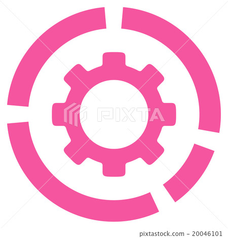 Industry Diagram Flat Icon Industry Diagram Flat Icon 20046101