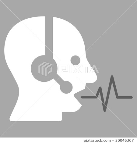Operator Signal Flat Icon Operator Signal Flat Icon 20046307