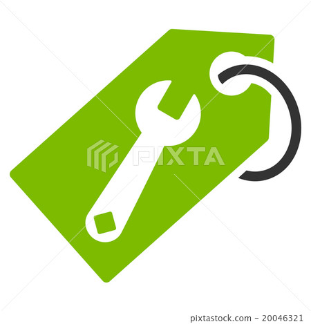 Repair Tag Flat Icon Repair Tag Flat Icon 20046321