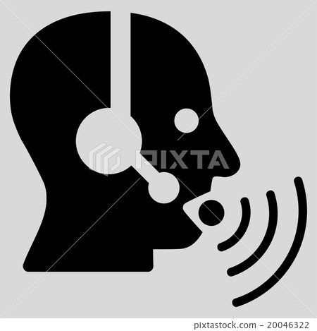Operator Signal Flat Icon Operator Signal Flat Icon 20046322