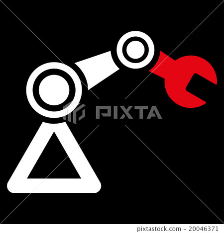 Robotics Flat Icon Robotics Flat Icon 20046371