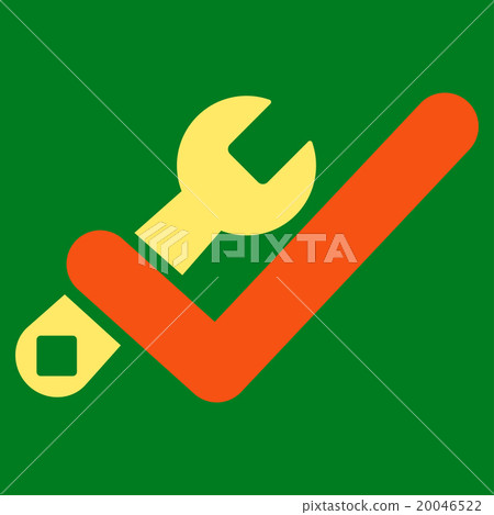 Valid Tools Flat Icon Valid Tools Flat Icon 20046522