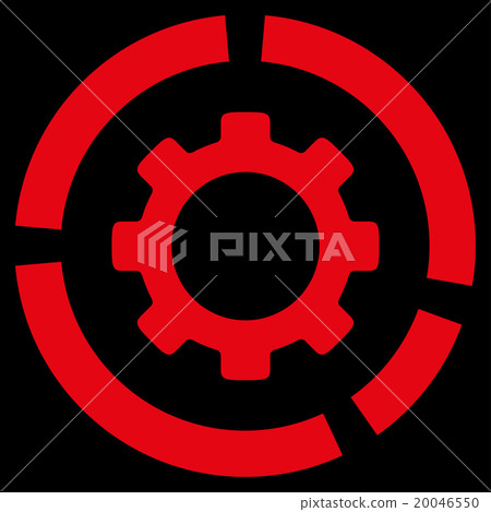 Industry Diagram Flat Icon Industry Diagram Flat Icon 20046550