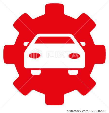 Automobile Service Flat Icon 20046565