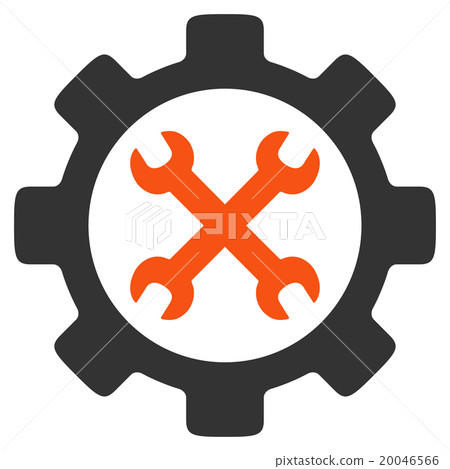 Service Tools Flat Icon 20046566