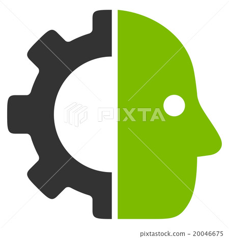 Cyborg Flat Icon 20046675