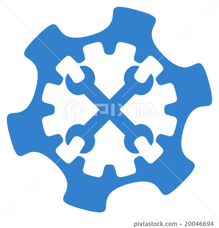 Service Tools Flat Icon 20046694