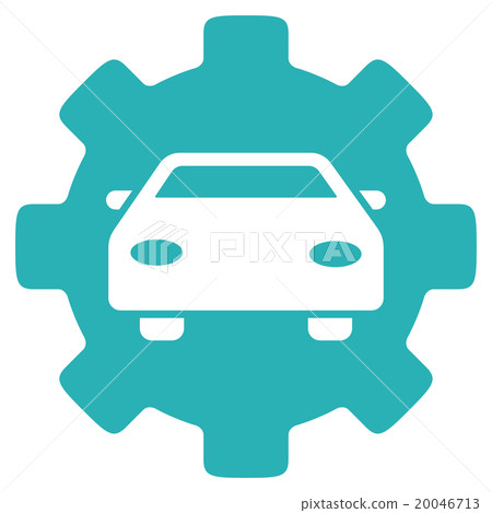 Automobile Service Flat Icon 20046713