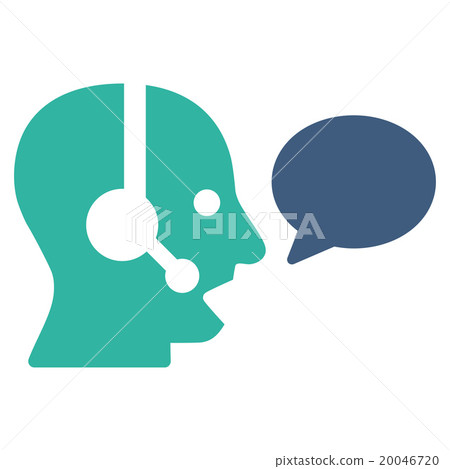 Operator Message Flat Icon 20046720
