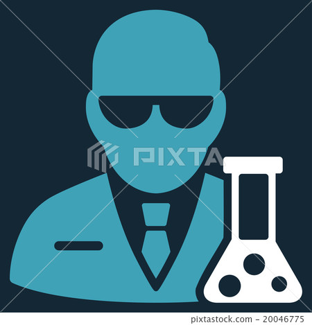 Scientist Flat Icon Scientist Flat Icon 20046775