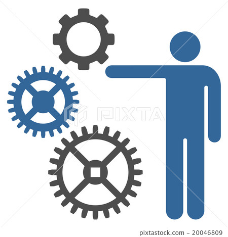 Mechanics Presentation Flat Icon 20046809