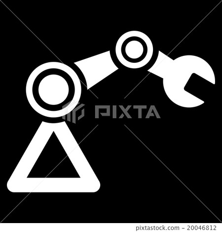 Robotics Flat Icon 20046812