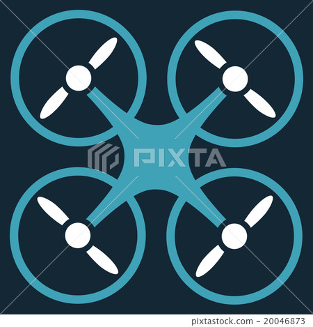 Quadcopter Flat Icon Quadcopter Flat Icon 20046873