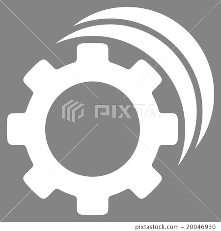 Gears Flat Icon Gears Flat Icon 20046930