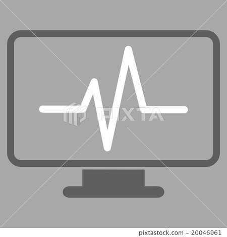 Monitoring Flat Icon Monitoring Flat Icon 20046961