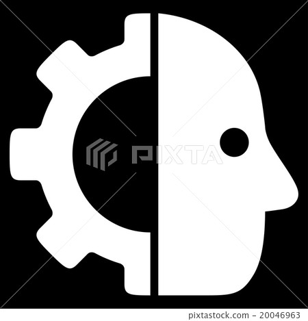 Cyborg Flat Icon 20046963