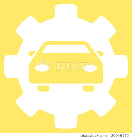 Automobile Service Flat Icon Automobile Service Flat Icon 20046973