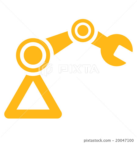 Robotics Flat Icon Robotics Flat Icon 20047100