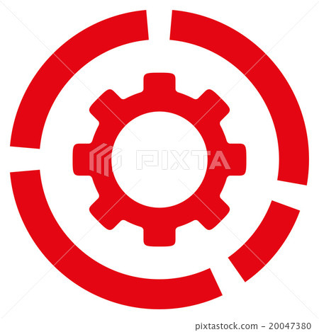 Industry Diagram Flat Icon Industry Diagram Flat Icon 20047380