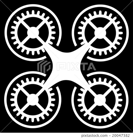Quadcopter Flat Icon Quadcopter Flat Icon 20047382