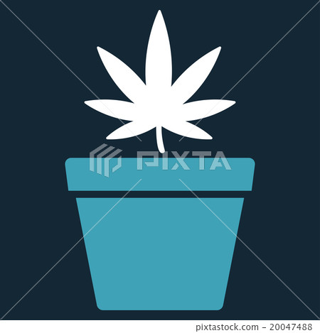 Cannabis Pot Icon Cannabis Pot Icon 20047488