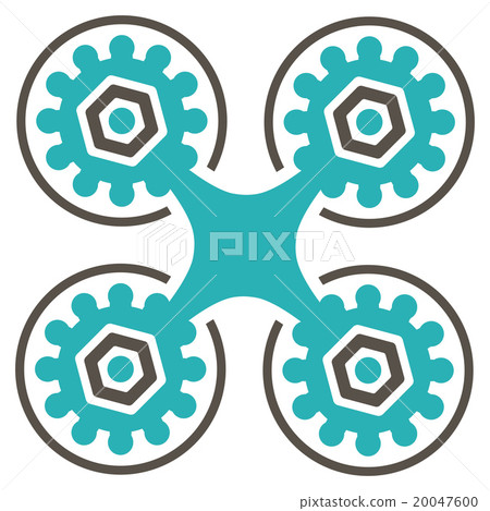 Air Drone Flat Icon 20047600