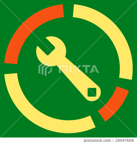 Repair Diagram Flat Icon Repair Diagram Flat Icon 20047608