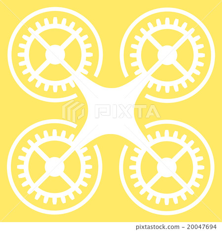 Quadcopter Flat Icon Quadcopter Flat Icon 20047694