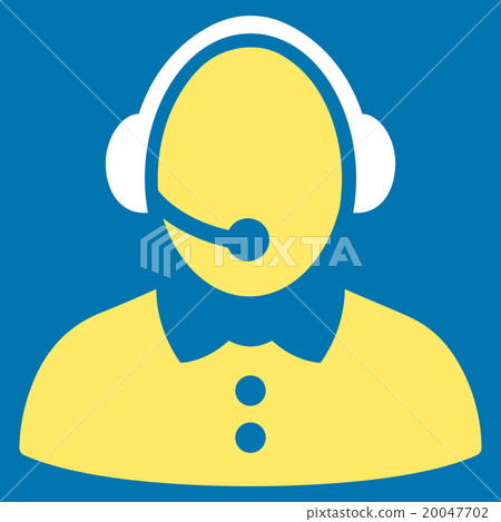 Call Center Woman Icon 20047702