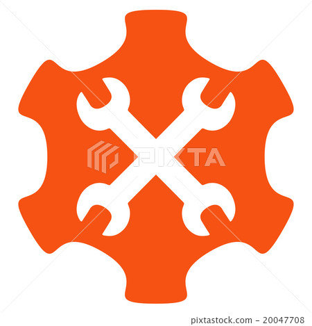 Service Tools Flat Icon 20047708