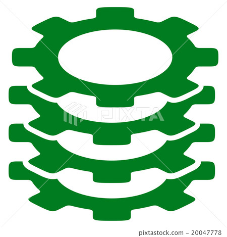 Gears Flat Icon Gears Flat Icon 20047778
