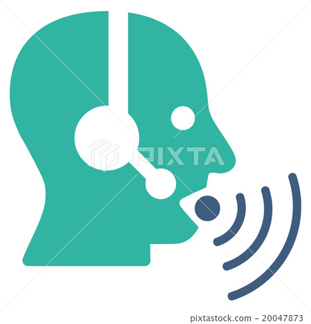 Operator Signal Flat Icon Operator Signal Flat Icon 20047873