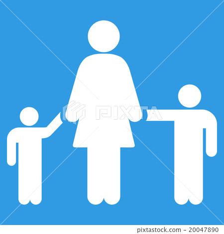 Mother And Children Icon 20047890